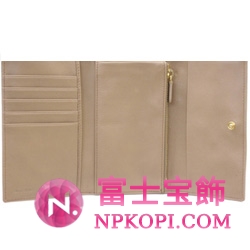 ミュウミュウ MIU MIU 三つ折り財布 財布 サイフ ベージュ 5M1097-SPAZZOLATO-SABBIA